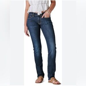 Lucky brand women’s size 14/32 sweet and‎ straight denim jeans dark wash